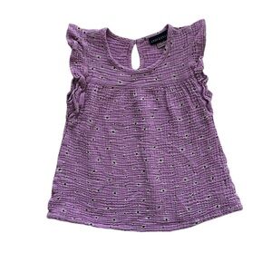 Andy &‎ Evan Purple Ruffle Blouse